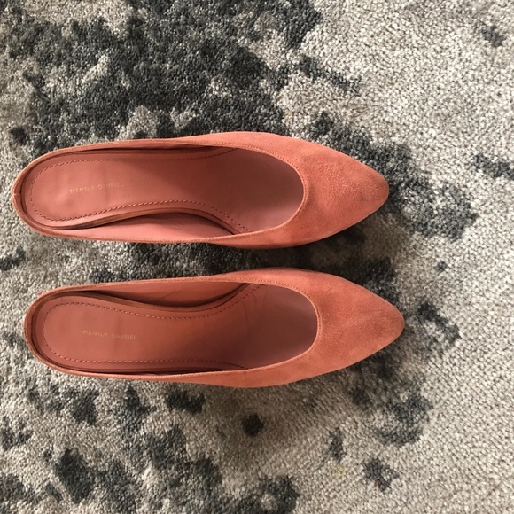 Mansur Gavriel Pink Suede Slide - Picture 2 of 5